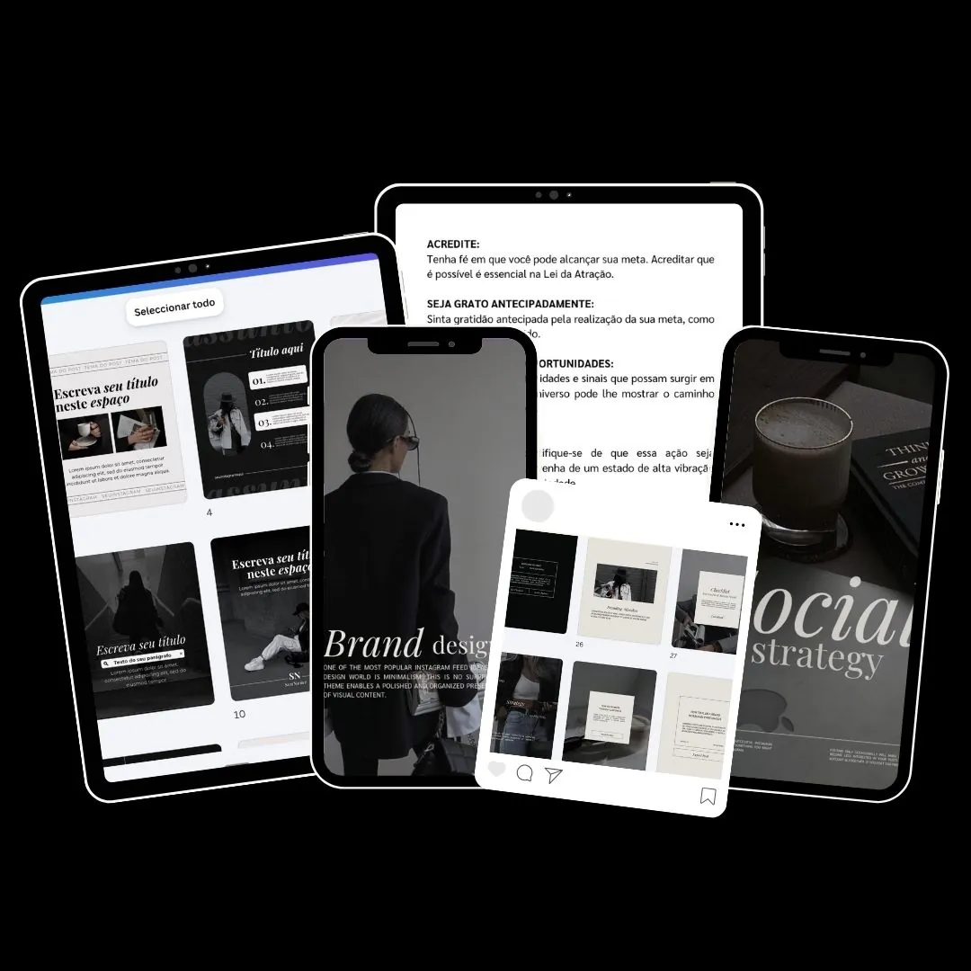 Mockup do estilo Minimal